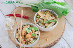 Asiatische Ramen Mit Zuckerschoten Und Pak Choi - Laiseacker