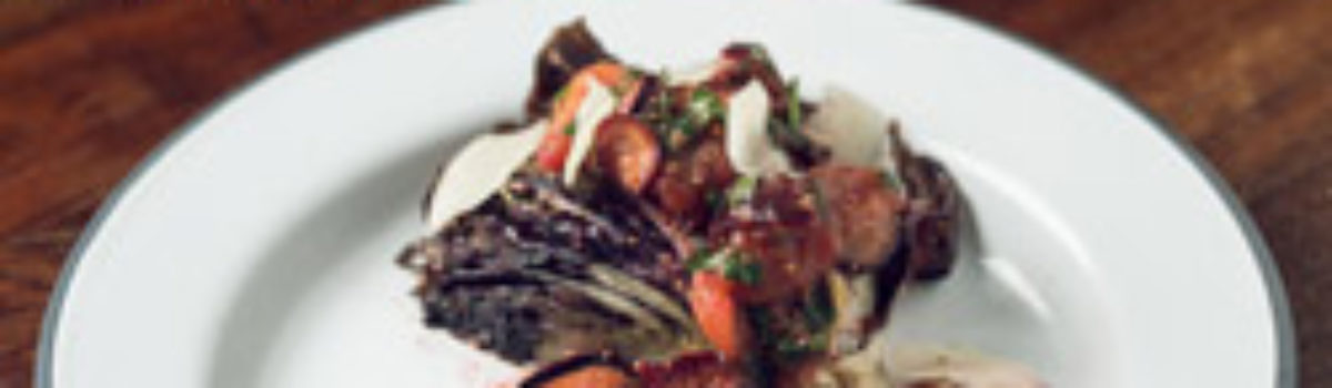 Radicchio mit Tomaten-Feigen-Salat