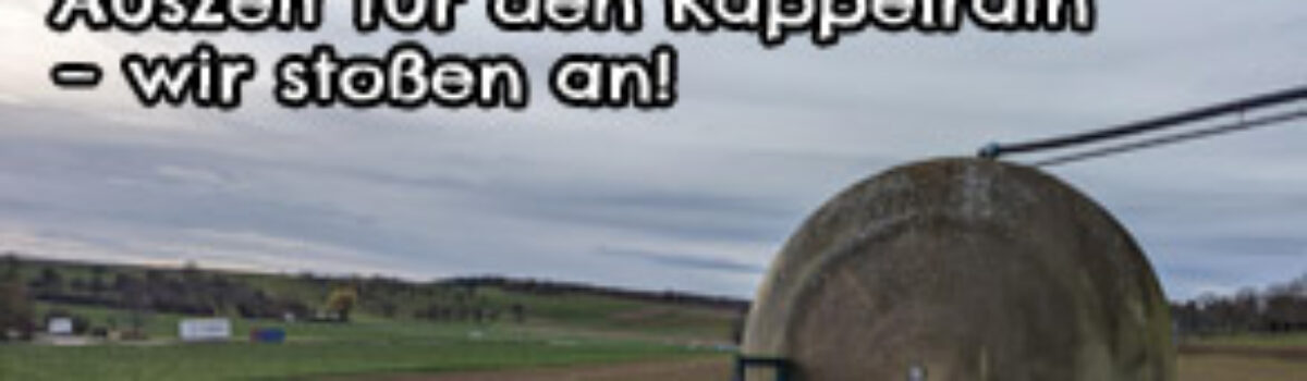 Auszeit für den Kappelrain – wir stoßen an!